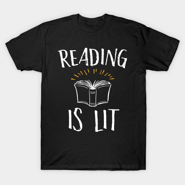 Reading Is Lit T-Shirt by Eugenex